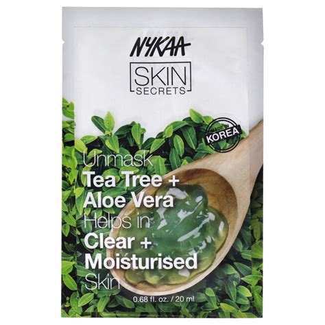 Skin Secrets Sheet Mask Tea Tree And Aloe Vera By Nykaa Naturals For