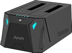 Alxum USB C à SATA Station d accueil pour Disque Dur with Double Baies