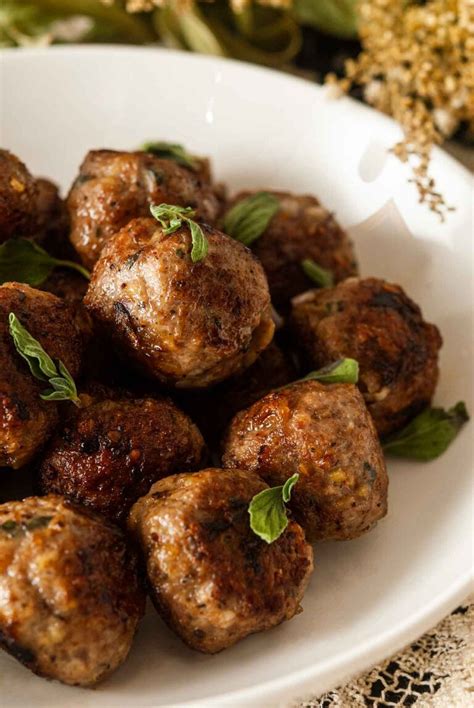 Easy Spicy Lamb Meatballs With Tzatziki She Keeps A Lovely Home