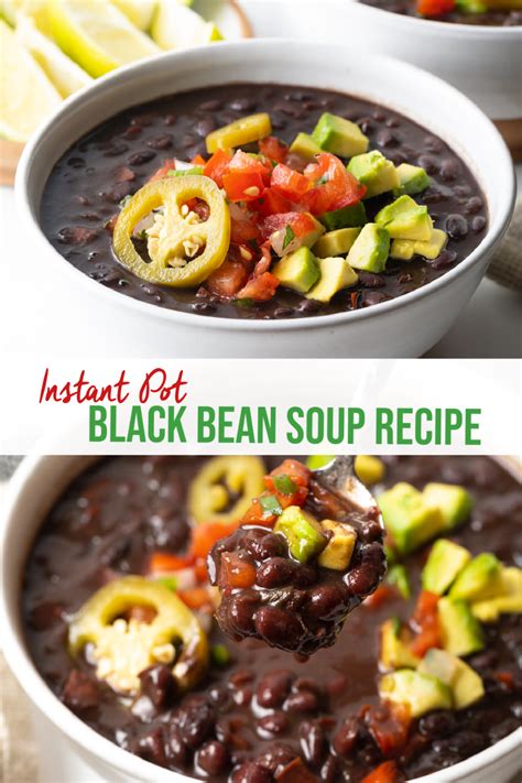 Easy Vegan Instant Pot Black Bean Soup This Vegan Black Bean Soup