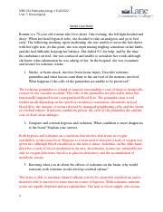 Answer Key Stroke Case Study Docx Nrs Pathophysiology Fall