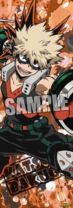 My Hero Academia Long Clear Poster Katsuki Bakugo HLJ