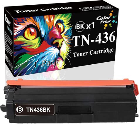 Buy 1 Pack Black Colorprint Compatible Tn436bk Toner Cartridge Replacement For Brother Tn 436