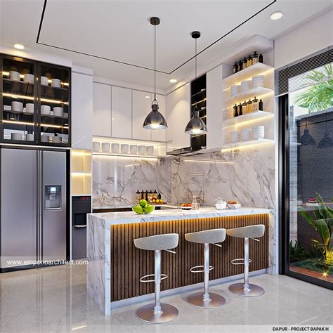 Desain Dapur Interior Perumahan Cherry Field By Matahari Land Modern 3