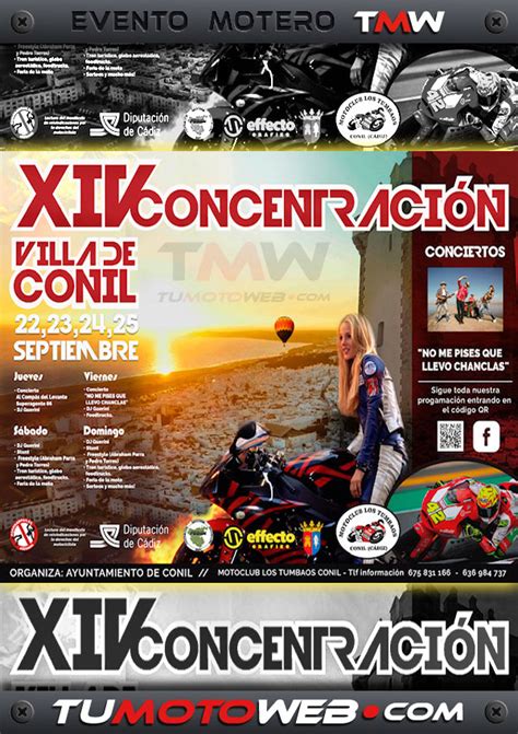 XIV Concentración Motera Villa de Conil 2022 TUMOTOWEB Eventos