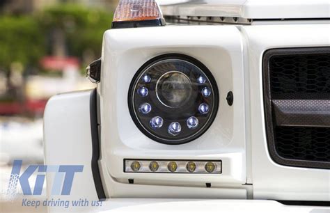 Led Headlights Suitable For Mercedes G Class W Bi Xenon