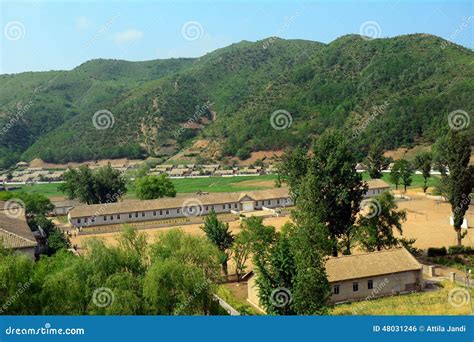 Countryside, North-Korea stock photo. Image of human - 48031246