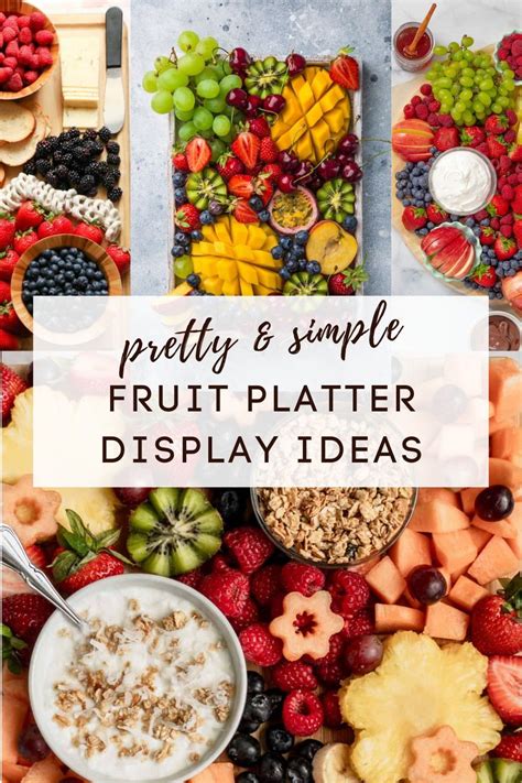 Pretty Fruit Platter Display Ideas | Salate rezepte gesund, Rezepte gesund, Rezepte