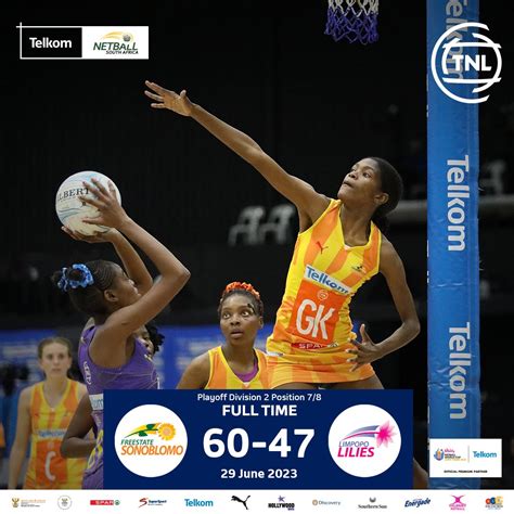 Netball South Africa On Twitter Full Time 🕛 Tnlsonoblomolilies Playoff Pos 7 8 Hats Off To