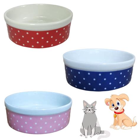 Comedouro Cuia Bebedouro Pet Decorado De Porcelana Para Gua Ra O Gato