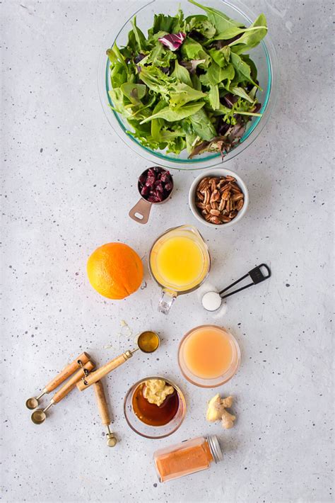 Salad with Citrus Vinaigrette and Sugared Pecans - Recipe Girl