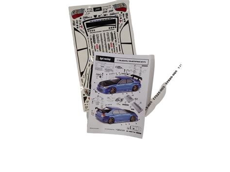 Hpi Racing Subaru Prova Impreza Clear Body Mm Eurorc