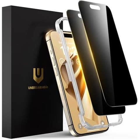 Unbreakcable Privacy Screen Protector For Iphone Pro Max Full