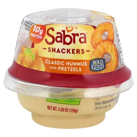 Sabra Classic Hummus With Pretzels 456 Oz From Food Way Instacart