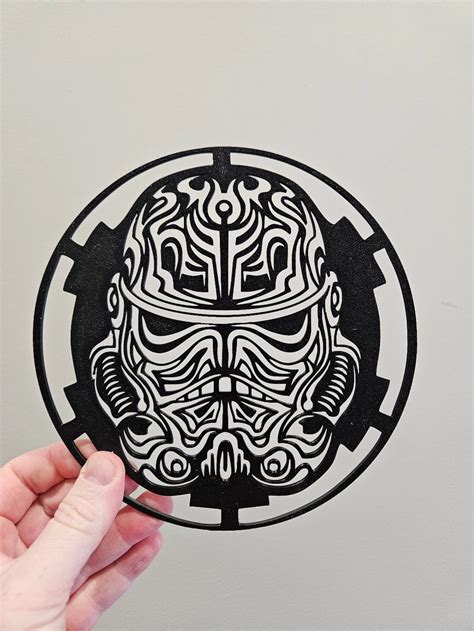 Stormtrooper 2d Silhouette Wall Art By Jf 699 Makerworld