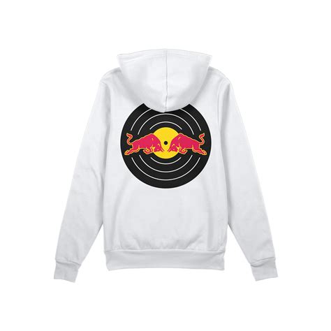 Red Bull Records White Hoodie