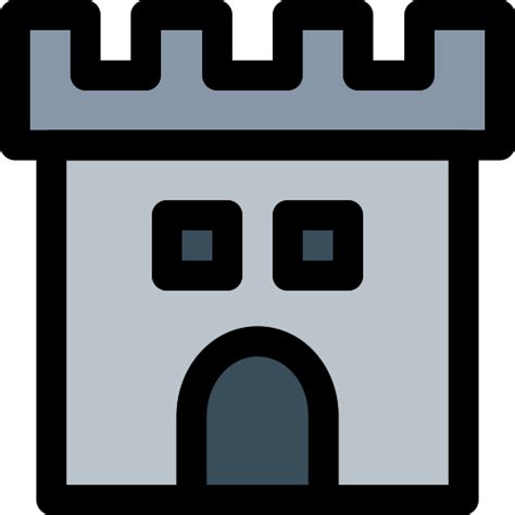 Castle Generic Outline Color icon