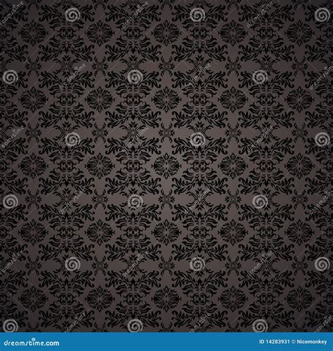 Gothic Seamless Wallpaper Stock Vector Illustration Of Decoration