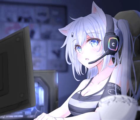 Gamer Catgirl Original Rawwnime