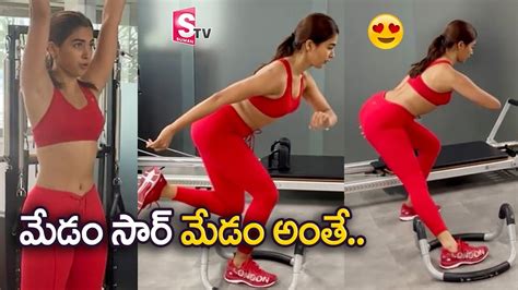 Pooja Hegde Mind Blowing Workout Video Video Goes Viral Viral