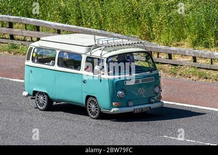 1971 VW Volkswagen Bay Window Camper Van Engine Stock Photo 126574715