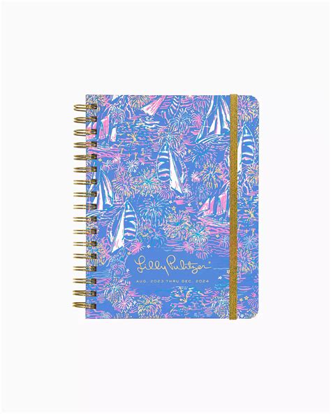 Lilly Pulitzer 2023 2024 17 Month Large Agenda In Blue Modesens