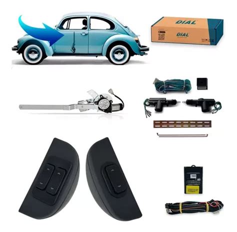 Kit Vidro Eletrico Fusca Todos Sensorizado Conforto Trava