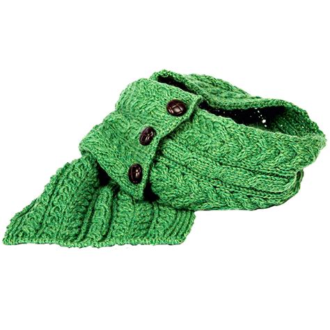 Looped Scarf Kiwi Green