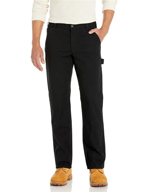 Carhartt Mens Rugged Flex Relaxed Fit Duck Dungaree Pant 32w X 32l Black For Sale North Las