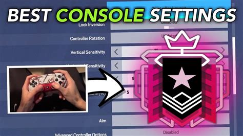 Champion Best Settings Sensitivity Rainbow Six Siege Console