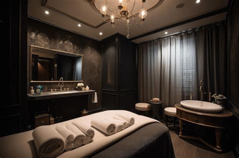 Premium Photo | Luxury spa with private treatment room for massages AI ...