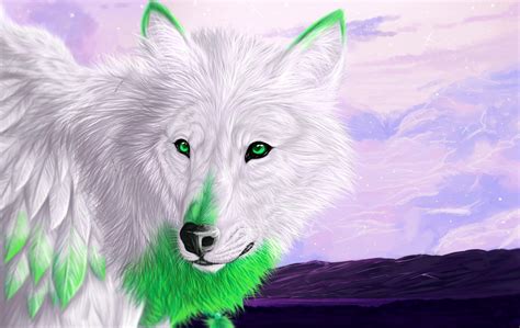 Green Wolf Wallpapers - Top Free Green Wolf Backgrounds - WallpaperAccess