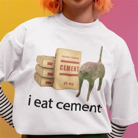 I Eat Cement Shirt Etsy