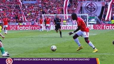 Globo Esporte RS Enner Valencia Deseja Marcar O Primeiro Gol Dele Em