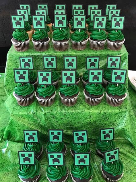 Minecraft Themed 5th Birthday Party With Printables Fab Everyday