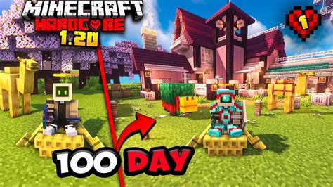 I SURVIVED 100 DAYS IN MINECRAFT HARDCORE Hindi YouTube