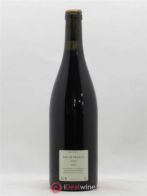 Buy Vin De France Alma Mater Jean Claude Lapalu 2015 Lot 1111