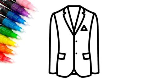 Easy Suit Drawing Ideas How To Draw A Suit