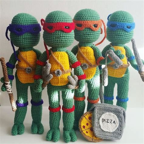 Teenage Mutant Ninja Turtle Pattern Crochet Ninja Turtle Turtle