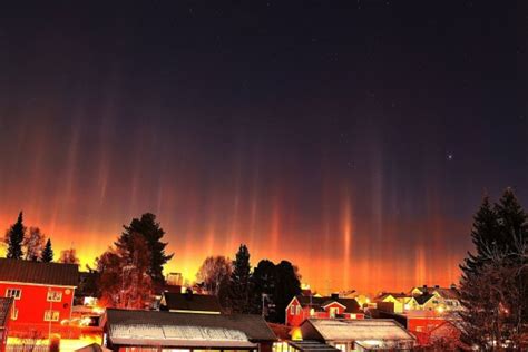 Image of the Day…. ” Light Pillars…” !!! – Take off with Natarajan