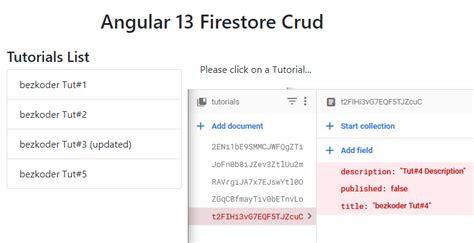 Angular 13 Firestore CRUD Add Get Update Delete Documents With