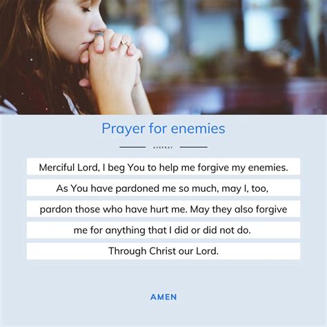 Prayer To Forgive Enemies