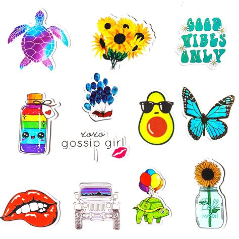 Buy 200PCS Vsco Stickers Packs For Water Bottle Aesthetic Sticker For