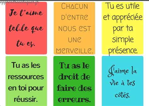 Cartes Positives Pour Offrir Des Mots Doux Et Encourageants Aux Enfants