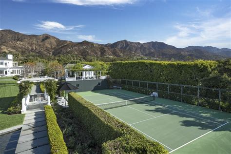 Rob Lowes Montecito California Mansion Looks Like A Resort Getaway