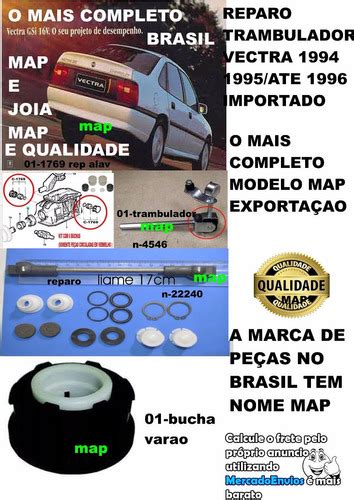 Kit Completo Reparo Do Trambulador Vectra 94 95 Ate 96 Gm R 120 00