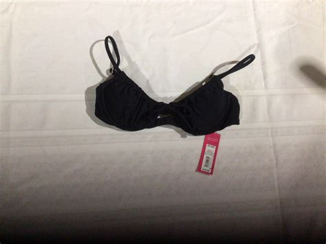 Xhilaration Juniors Shirred Underwire Bikini Top Size Xs Ebay