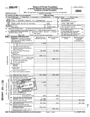 Fillable Online 990 PF Return Of Private Foundation Treated As A