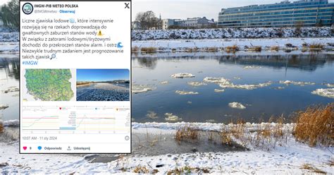 Na polskich rzekach robi się bardzo niebezpiecznie IMGW alarmuje