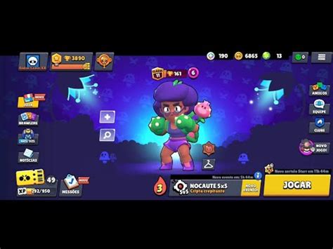 Brawl Stars Jogando Nocaute 5X5 Jogando Rosa Jogando Algumas